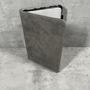 NEW Amzn Fire 2022 HD 8 Tablet Case Gray‎ Denim Multi Pocket Functional